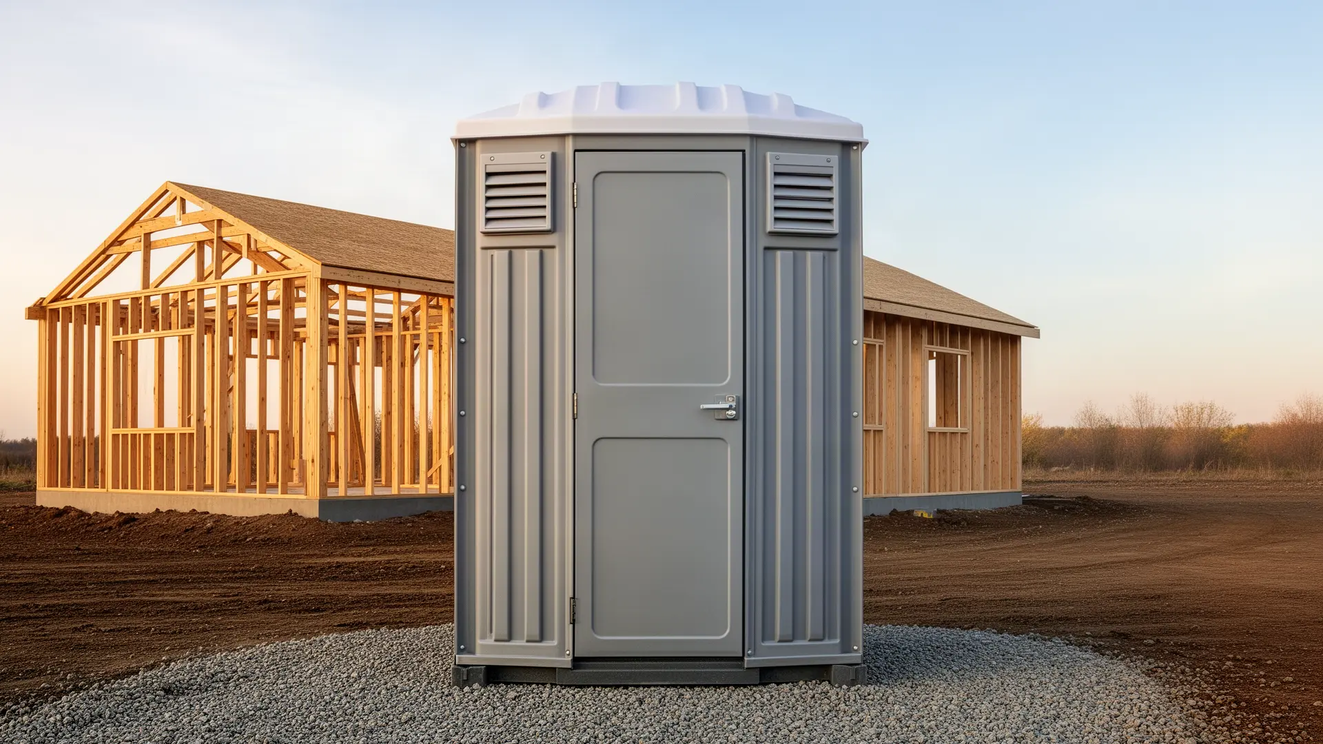 Clean porta potty unit from Big Richie's Porta Potty Rental in Dallas, TX